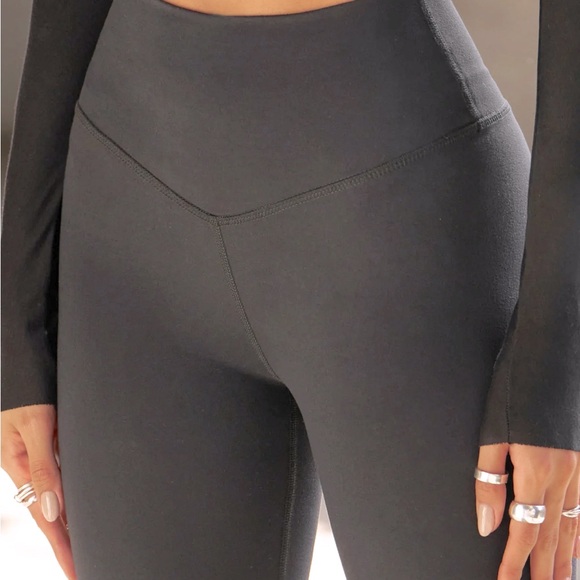 Joah Brown Second Skin high-waist legging in sueded essex M/L - Picture 3 of 5
